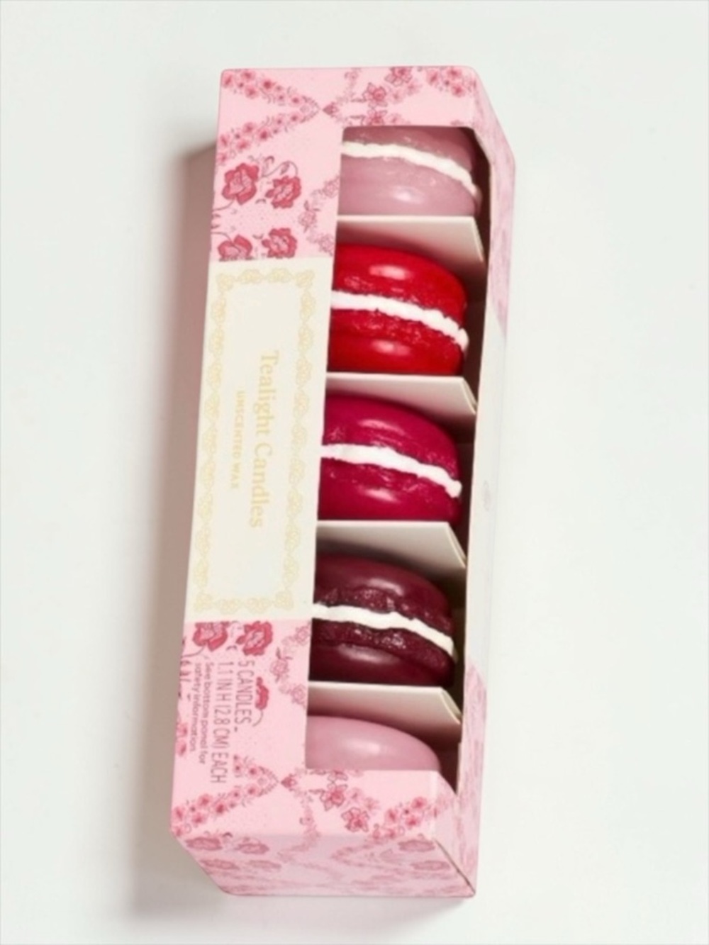 Macaron Tealight Candles Pink Dessert Candle Set Kawaii Cottagecore NIB